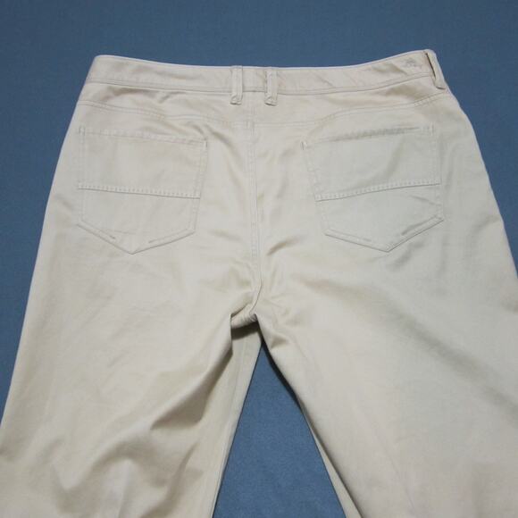 Tommy Bahama Pants Mens 38x30 Tan Khaki Slacks Trouser Relax Pima Cotton Spandex - Picture 11 of 14